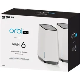 Netgear Orbi Pro SXK80 WiFi 6 Router + 1x Satellit