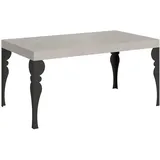 Itamoby Paxon Cashmere ausziehbarer Tisch 160/244x80 cm mit anthrazitfarbenen Beinen