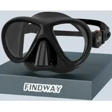 Findway Taucherbrille Kinder, Schwimmbrille Kinder für Jungen Mädchen,Schnorchelmaske Kinder 180°Panorama Verstellbares Silikonband Anti-Leck Tauchmaske Kinder für 3-14 Jahre