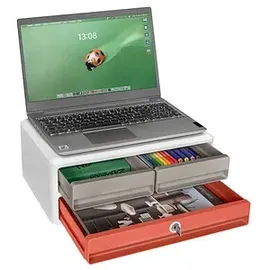 CEP Schubladenbox TERRA NOVA sand, terracotta 1090212391, DIN A4 quer mit 3 Schubladen, 1 St.