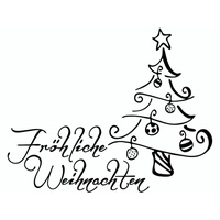 KnorrPrandell Motivstempel Fröhliche (Weihnachten) 8x6,4cm