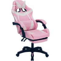 Hti-Living Gaming Stuhl Krit Eco Pink-Weiß
