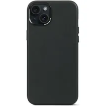decoded iPhone 15 Plus Leder Case schwarz