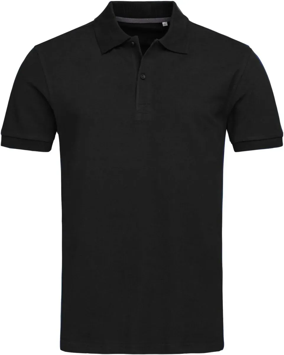 Stedman Herren Piqué Polo 'Henry' ST9050 black opal XL
