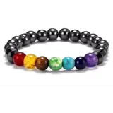 Saraswati Armband "Magnetic Stone" Chakra Edelsteine