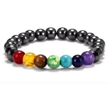 Saraswati Armband "Magnetic Stone" Chakra Edelsteine