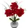 luxuskollektion Orchidee Phalaenopsis Kunstblume Höhe 49 cm Keramiktopf Rot