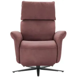 HIMOLLA Relaxsessel Leder 77 x 84 x 101 cm Rot