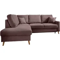 P & B Ecksofa, Bordeaux , 230x200 cm