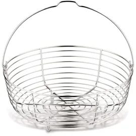 Lagostina Drahtkorb, Zubehör für Schnellkochtopf Inhalt 5/6 Liter, Edelstahl, Durchmesser 19 cm