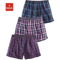 LE JOGGER Webboxer (Packung, 3 St.), aus reiner Baumwol,
