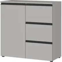 Germania Kommode »Lemont« Kommode mit 3 Schubladen und einer Tür- grau ¦ Maße cm B: 90 H: 91 T: 41.0