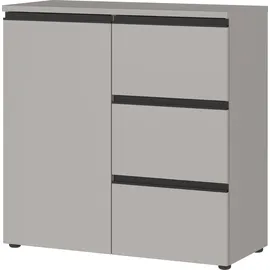 Germania Kommode »Lemont« Kommode mit 3 Schubladen und einer Tür- grau ¦ Maße cm B: 90 H: 91 T: 41.0