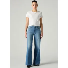 Levi's Weite Jeans "Jeans 318 SHAPING", Damen, Gr. 30, Länge 34, cool satisfaction, Denim/Jeans, Obermaterial: 74% Baumwolle, 24% Polyester, 2% Elasthan, weit knöchellang, Jeans, im Five-Pocket Style, Topseller