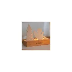 Lichtobjekt Sandane Engel 12cm cremeweiß