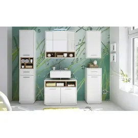 Stella Trading Waschbeckenunterschrank ¦ weiß ¦ Maße (cm): B: 80 H: 64 T: 40.0