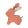 Sigikid Knistertuch Hase Orange