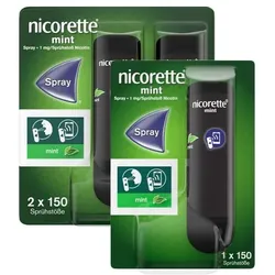 nicorette mint Spray mit Nikotin zur Rauchentwöhnung 3 Stück 3 St