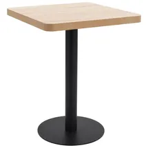 vidaXL Bistrotisch 60 x 75 x 60 cm hellbraun