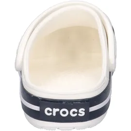 Crocs Crocband Clog Weiß/Marineblau, Größe 46, Weiß Marineblau, 29/30 EU