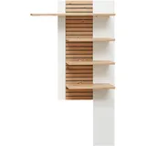 Wohn-Concept Wandpaneel Fresno Weiß 2 St. 96 x 165 x 28 cm