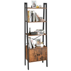 VASAGLE Regalschrank, LLS47BX braun 56,0 x 34,0 x 173,0 cm