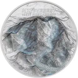 2 Unzen Silbermünze Jubiläum Erstbesteigung Mount Everest
