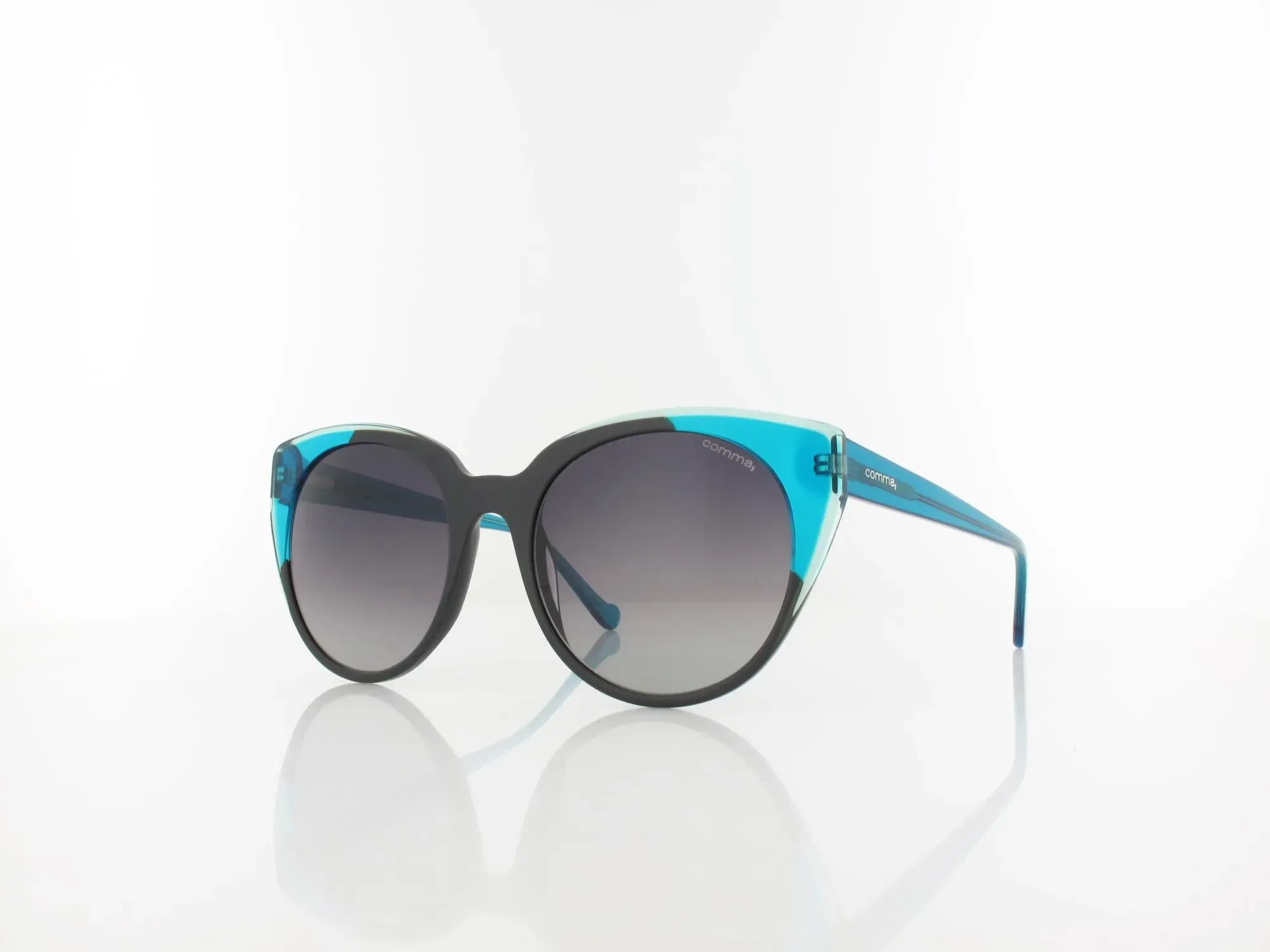 Comma 77075 49 53 black transparent turquoise / grey gradient