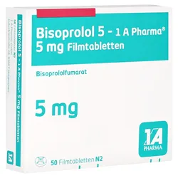 Bisoprolol 5-1A Pharma Filmtabletten 50 St