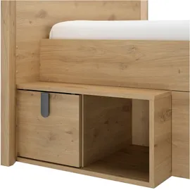 Gami Stauraumbett GAMI 123 x 80 x 207 cm Eiche braun