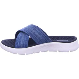 SKECHERS GO Walk Flex Sandale Impressed, Navy Textile, 37 EU