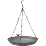 Trixie 55512 Vogeltränke/-Bad zum Aufhängen, Metall, 2.200 ml/ø 30 cm, grau