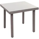 MCW Chieti Gartentisch 80 x 80 x 75 cm Grau