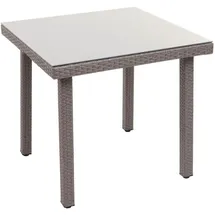 MCW Chieti Gartentisch 80 x 80 x 75 cm Grau