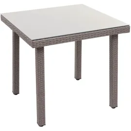 MCW Chieti Gartentisch 80 x 80 x 75 cm Grau