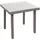 MCW Chieti Gartentisch 80 x 80 x 75 cm Grau