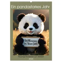 Calvendo Ein pandastarkes Jahr - Flauschige Pandabären zum Verlieben