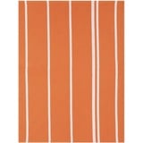stuco Geschirrtuch »Streifen«, (Set, 3 tlg.), mit jacquardartiger Streifenwebung, orange