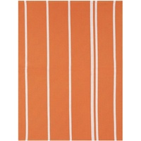 stuco Geschirrtuch »Streifen«, (Set, 3 tlg.), mit jacquardartiger Streifenwebung, orange