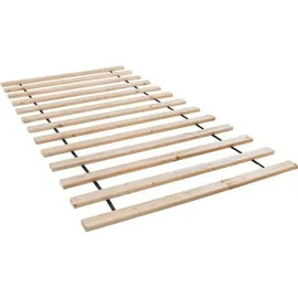Rollrost 140 x 200 cm Holz Braun Fichte
