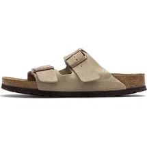 Birkenstock Arizona Weichbettung Veloursleder taupe 40