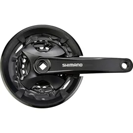 Shimano FC-MT101 Kettenradgarnitur Schwarz Einheitsgröße