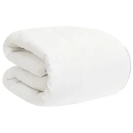 vidaXL Ganzjahresbettdecke Weiß 200 x 220 cm Bambusfaser