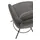 Stolkom Barhocker SOFIA drehbar Metall 180 ° Schwarz