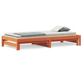 vidaXL Tagesbett 90 x 190 cm Wachsbraun