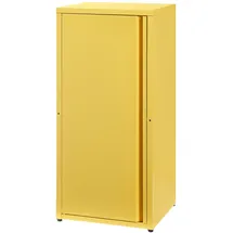 [en.casa] Burlöv Aktenschrank 88 x 40 x 35 cm Gelb