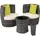 Tectake Nizza Set 4-tlg. Grau
