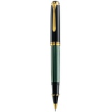 Pelikan Tintenroller Souverän 800, Schwarz-Grün, hochwertiger Roller im Geschenk-Etui, 997650