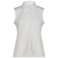 CMP Woman Polo Sleeveless bianco-ghiaccio (24XT) 48