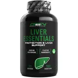 Liver Essentials - 180 Kapseln - Hochdosierter Leber Komplex mit Mariendistel, Cholin, NAC, Artischocken, Löwenzahn, Schizandra, Ingwerextrakt, Indol-3-Carbinol, Desmodium, Rutin - Vegan